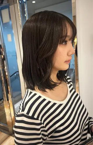 ミディアム 田中 翔子のヘアスタイル
