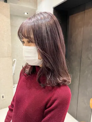 ミディアム カラー 🌿ニュアンス/髪質 改善🌿Fukudaのヘアスタイル