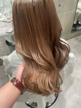 ロング カラー 美髪矯正/ハイトーン 🪸🩰ヒナコのヘアスタイル