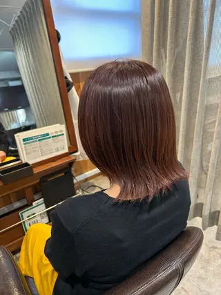 ミディアム カラー hair＆make CIEL所属・武井 哉子のヘアスタイル