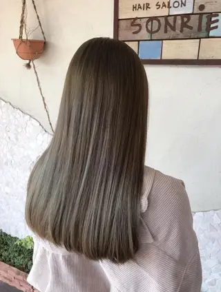 ロング カラー パーマ ヘアアレンジ メンズ ネイル 美容室 ソンリエのヘアスタイル