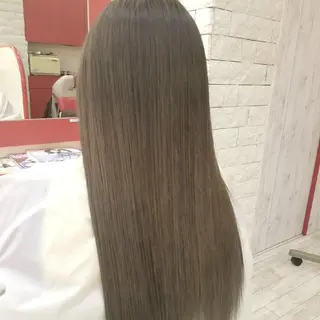 カラー ロング Le Lien カジのヘアスタイル