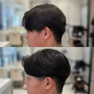 メンズ センターパート 川島爽楽のヘアスタイル