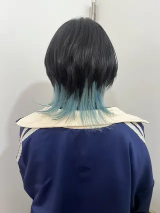 ミディアム 💥ウルフカット デザインあんな💥のヘアスタイル