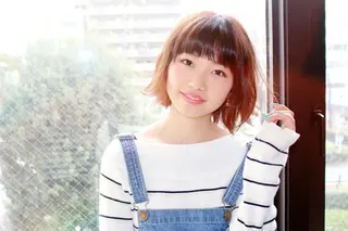 ミディアム パーマ カラー スタイル 相模大野のヘアスタイル