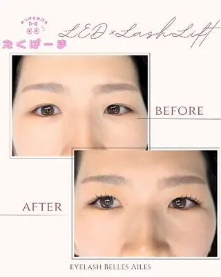 マツエク・マツパ Belles  Ailesのマツエク・マツパデザイン