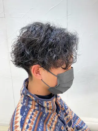 ショート パーマ メンズ メンズ特化型美容師 栗山勇人のヘアスタイル