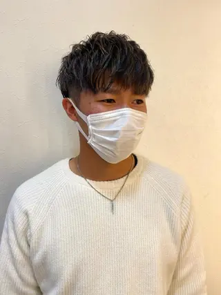 ショート カラー メンズ ✴︎ヒラガカナ✴︎ ECLAT HAIRのヘアスタイル