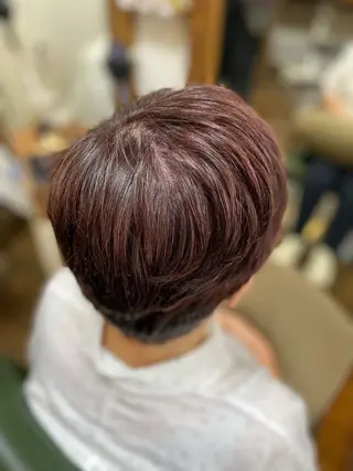 ショート カラー 徳 永のヘアスタイル