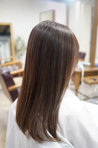 カラー 🪞透けヘア髪質改善 艶ベージュ/nagiのヘアスタイル