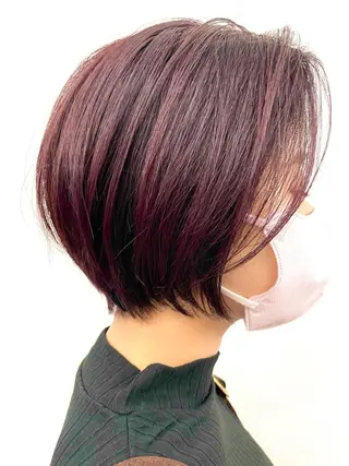 ショート カラー 笠原 健人のヘアスタイル