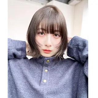 ミディアム カラー ITbyALBUM 藤沢店のヘアスタイル