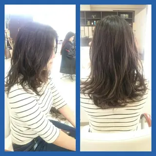 ロング キンジョウ エナミのヘアスタイル