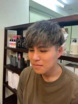 ショート カラー メンズ BALANCE.／ 樋口智士のヘアスタイル