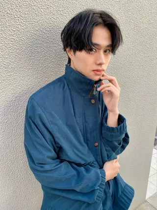 ショート パーマ メンズ 似合わせカラーパーマ 🌿kitin米川のヘアスタイル