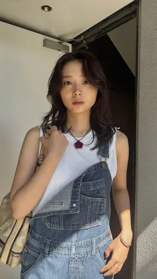 セミロング パーマ 原宿/パーマ 🧺ユウマのヘアスタイル