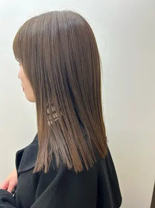 セミロング IRESU札幌駅前店所属・理寛寺 さきののヘアスタイル