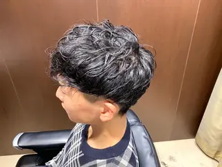 ミディアム メンズ HIRO GINZA 池袋東口店所属・林田 龍明のヘアスタイル