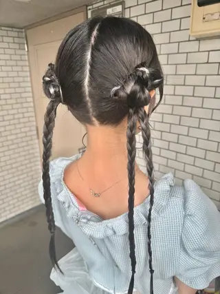ヘアアレンジ 🎀表参道ヘアメイク /nene/韓国🎀のヘアスタイル