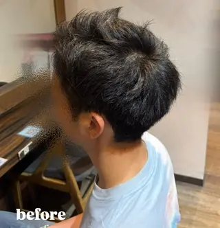 ショート メンズ メンズカットモデル 無料Ai🌙松本のヘアスタイル