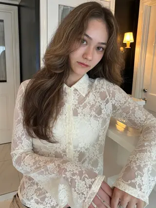 ロング カラー Halo所属・玖須　綾音 /柔らかい海外ヘア♡のヘアスタイル