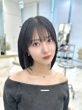 ショート 韓国顔まわり/前髪 /レイヤー/いつきのヘアスタイル