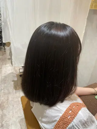 ミディアム カラー ulQua 戸田のヘアスタイル