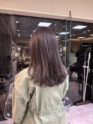 セミロング カラー KOHNO/ブリーチ なし/透明感カラーのヘアスタイル