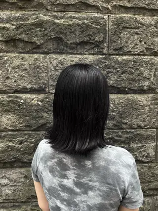 ミディアム カラー 友輝 /札幌美容師のヘアスタイル