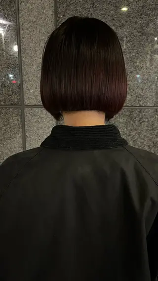 ショート ボブ/ショートボブ/ 岡山駅/別曽遥也のヘアスタイル