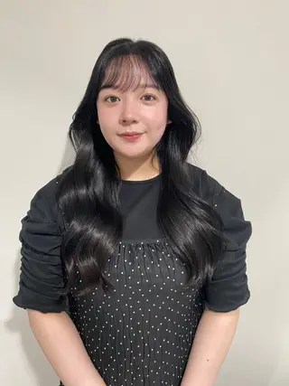 カラー AO所属・RISAKO 艶髪モテヘア🎀府中のヘアスタイル