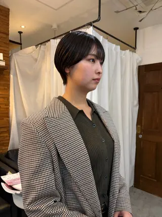 ショート パーマ／透明感 🍃Hidetoraのヘアスタイル