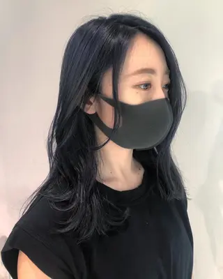 セミロング カラー spooopy所属・🕊大垣 めぐみ🕊のヘアスタイル