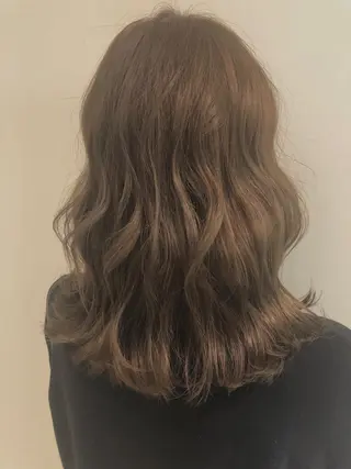 ミディアム カラー 💓永坂　美由紀💓 Aujuaソムリエのヘアスタイル