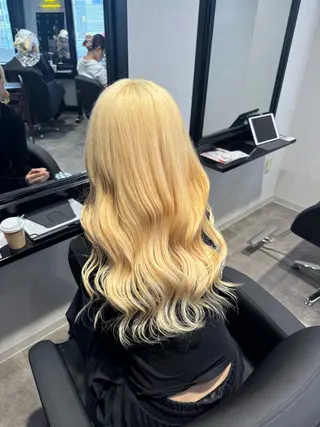 ミディアム カラー ai 梅田/暖色カラーのヘアスタイル