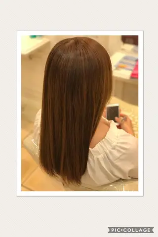 ロング カラー ダメージレス 桧山店長のヘアスタイル