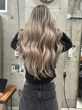 ロング 🌺KANA🇺🇸 海外トレンドヘアのヘアスタイル