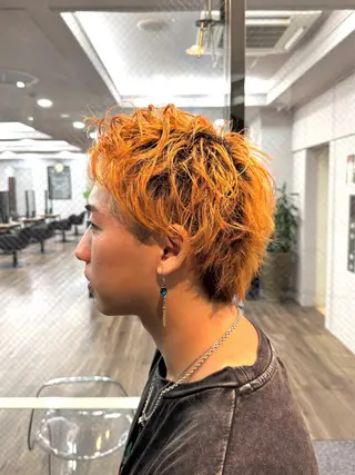 ショート メンズ Kahuli hair Ulu 千葉店【カーフリヘア ウル】所属・櫛桁 善斗のヘアスタイル