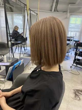 カラー ダブルカラー/ギャル 韓国ヘア/梨緒💜のヘアスタイル