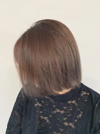 ミディアム カラー パーマ ヘアアレンジ 加藤 綾華のヘアスタイル