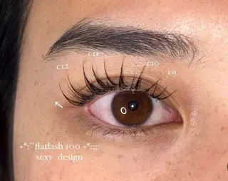 マツエク・マツパ NORA senaのマツエク・マツパデザイン