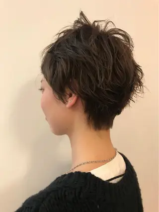 ショート 大場 優のヘアスタイル
