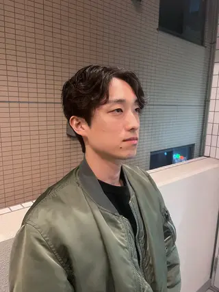 パーマ メンズ green登戸所属・GINJI 💈のヘアスタイル