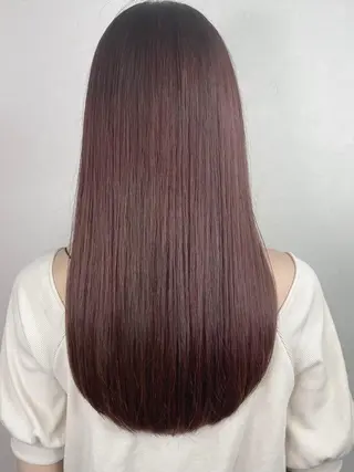 ロング ＿WHITE鳳店 アンダーバーホワイトのヘアスタイル