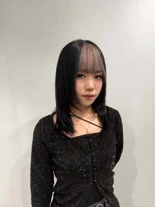 ミディアム ボブ/個性派🪽🍀 堀内志茉のヘアスタイル