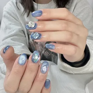 ネイル コネコネイルサロン モデル用のネイルデザイン