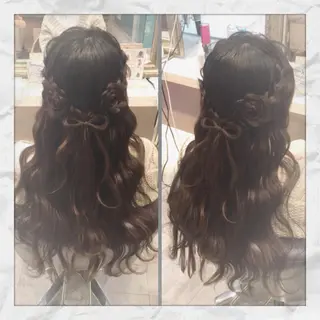 ロング ヘアアレンジ ヘアセット/着付け 𓇼 松本 夏美𓇼のヘアスタイル