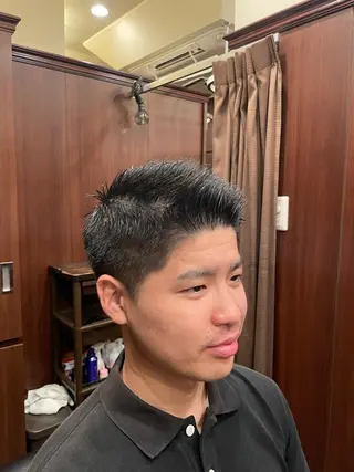 メンズ 横尾 太尊ビジネススタイルのヘアスタイル