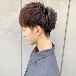 カラー パーマ メンズ 【渋谷メンズ特化】 🔥BLUCK🔥のヘアスタイル