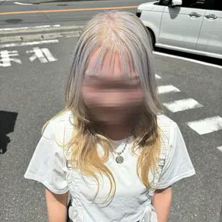ロング カラー 🎀ハイトーン/ 艶カラー/夕月🎀のヘアスタイル